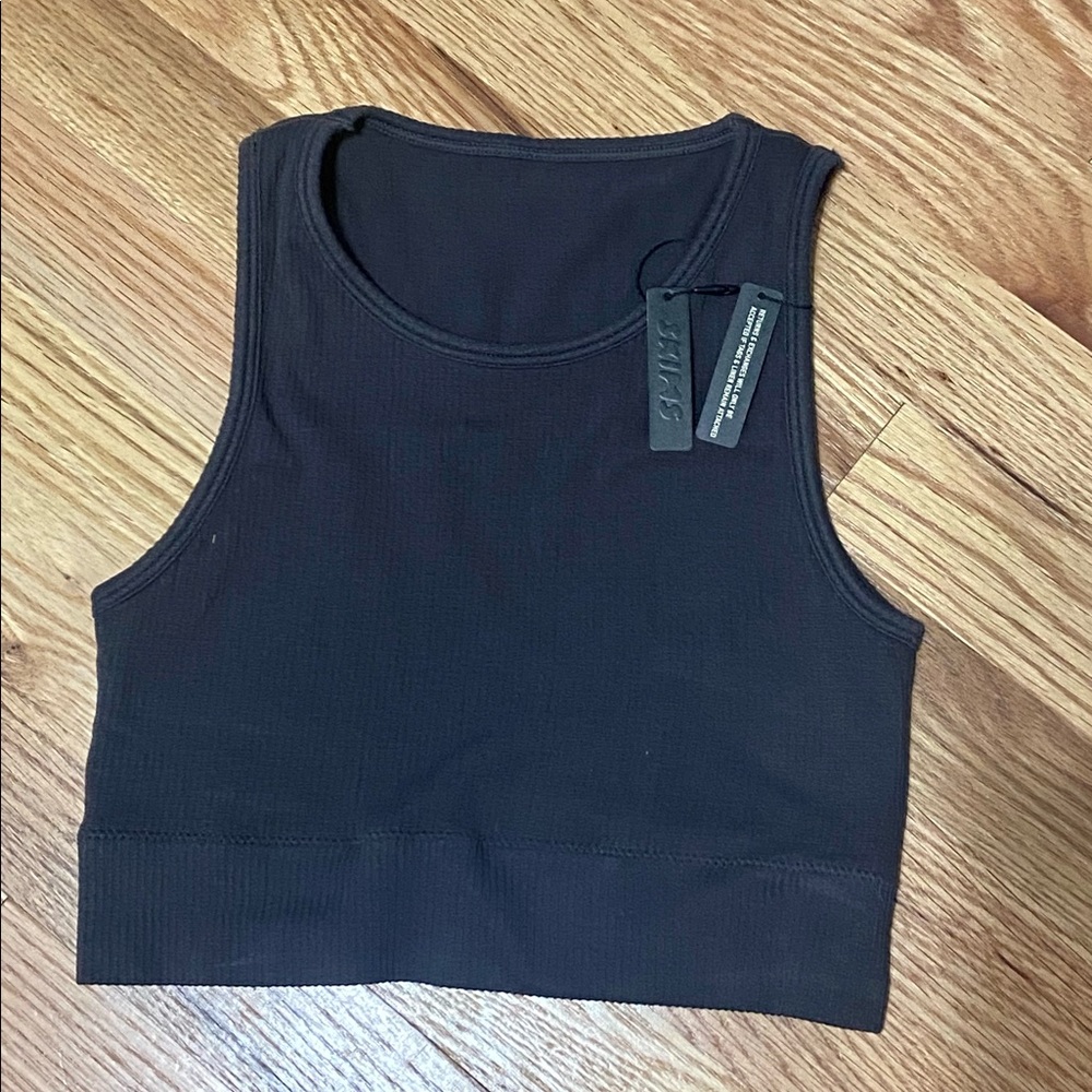 SKIMS high-neck ribbed bra L/XL